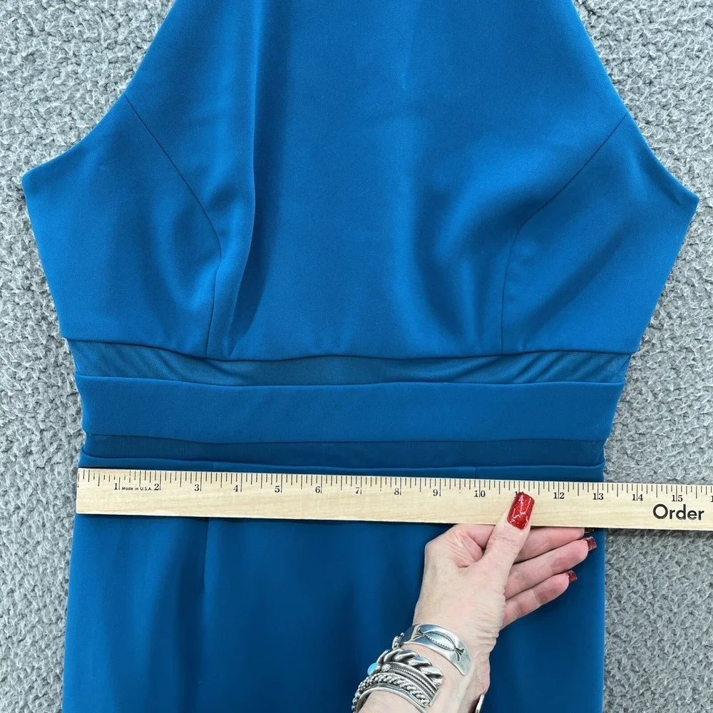 Jay Godfrey‎ Dress Women 4 Blue Sleeveless Cocktail Wiggle Body Con Sheath